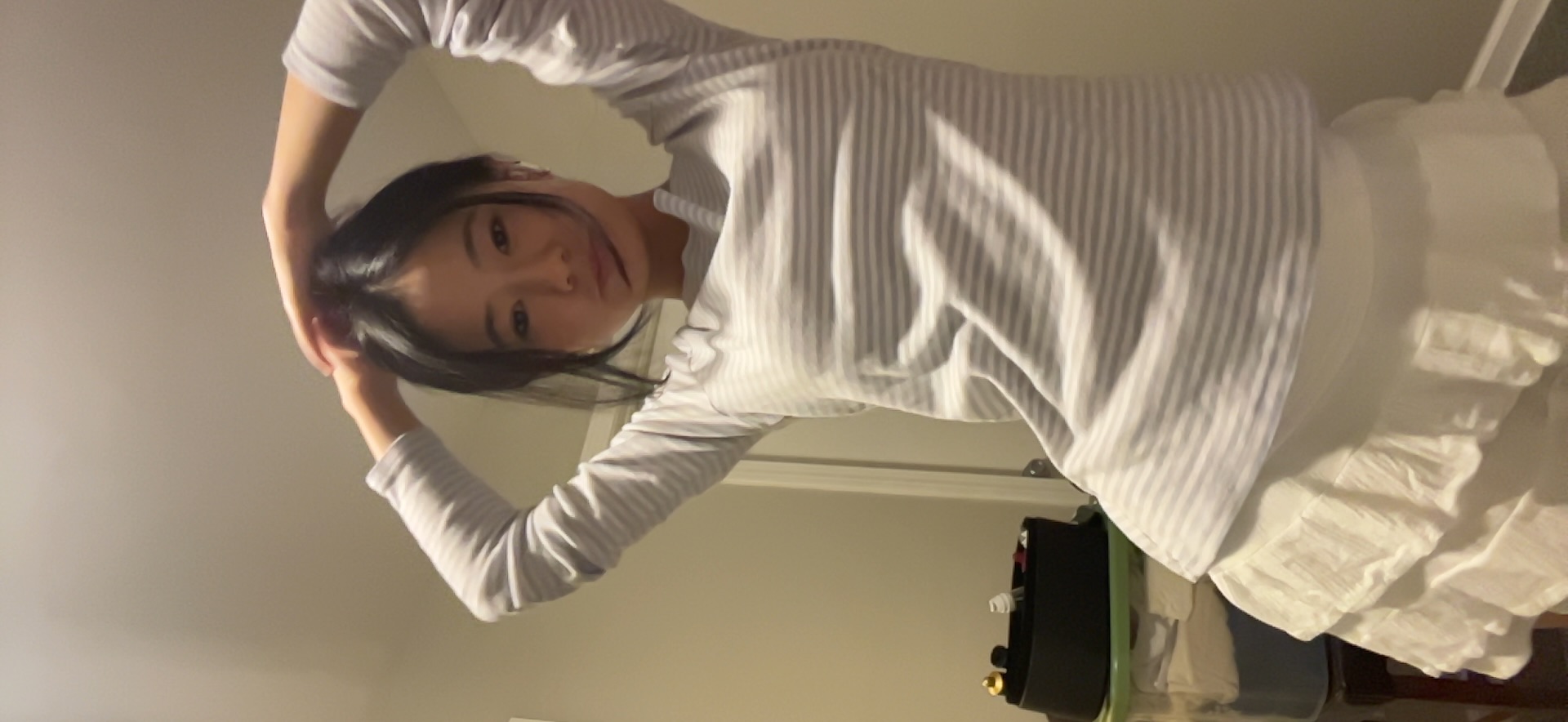 the way you stretch in the mirror ๐ช
